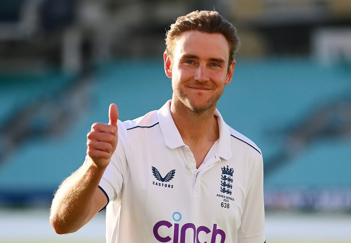 Take a bow Stuart Broad! What a career ! Absolute legend 👏 You will be missed for sure 😢