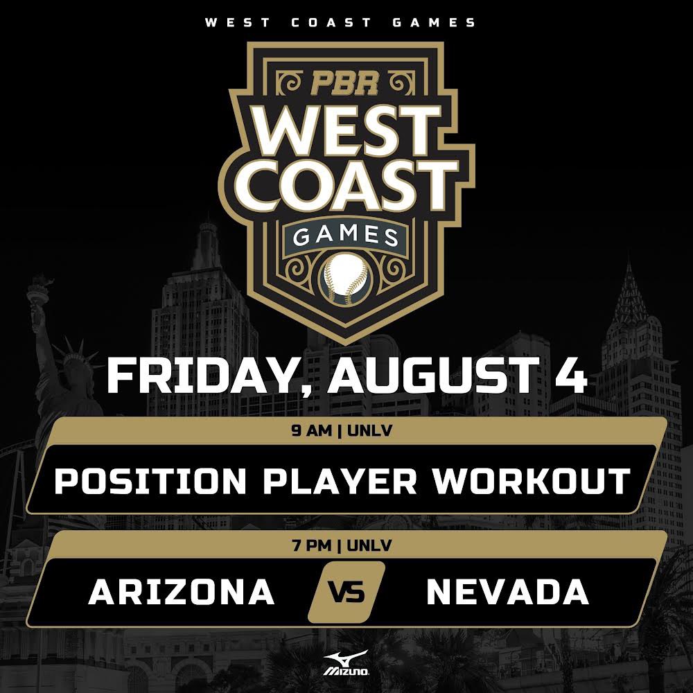 PrepBaseballAZ's tweet photo. 🎰𝓦𝓮𝓼𝓽 𝓒𝓸𝓪𝓼𝓽 𝓖𝓪𝓶𝓮𝓼🎰

Schedule drop for this weekends WEST COAST GAMES‼️ Stay tuned for pitching rotations for team Arizona.

@prepbaseball ll #TEAMAZ https://t.co/6a2jUEvb8X
