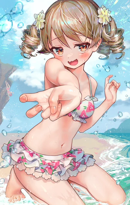 はしゃぎまくってるもりくぼ&幸子 #デレステ #森久保乃々