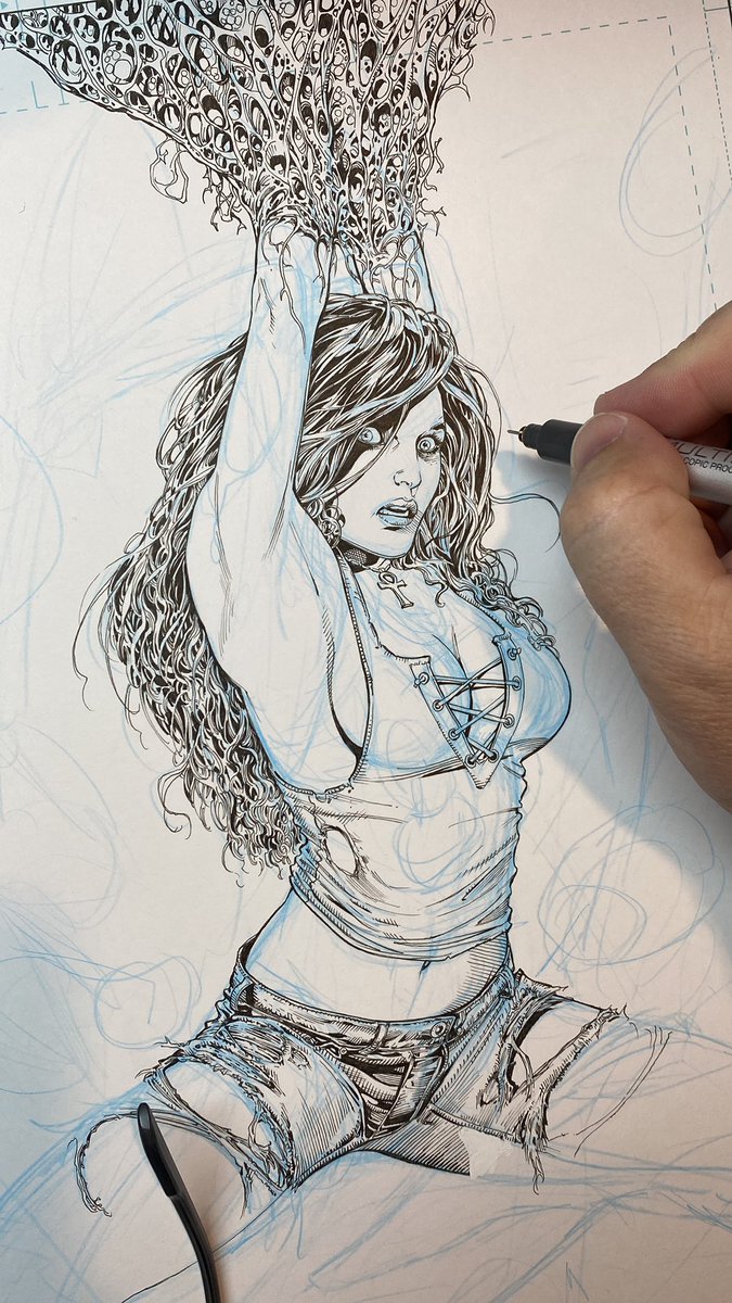 EthanVanSciver's tweet photo. I’m still drawing even though I’m sick af https://t.co/tGmJVChYYe