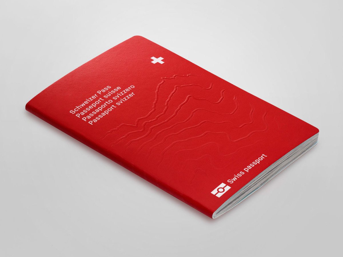 talonfast's tweet image. Moderately obsessed with the new Swiss passport design situation