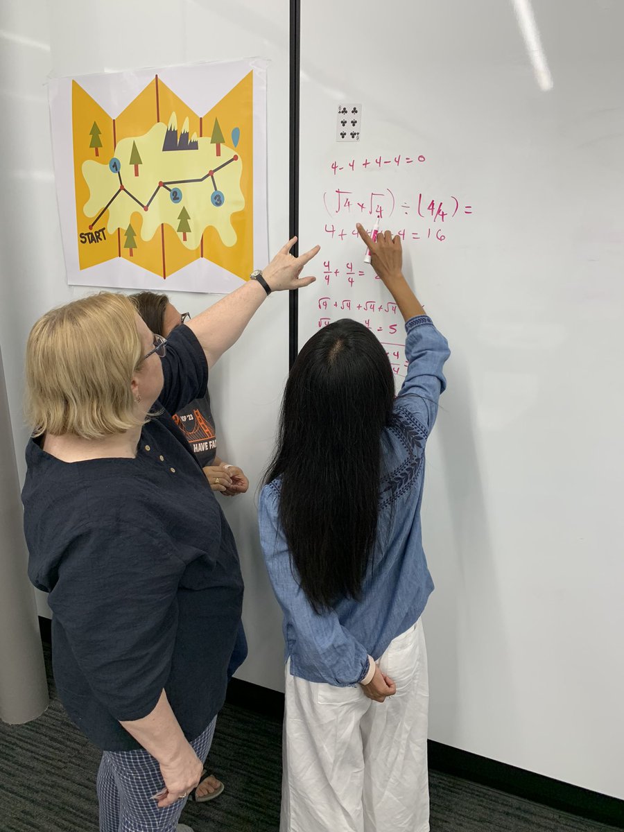 Our final Secondary Math PD before teachers report back to campuses tomorrow for a new school year. We’re breaking institutional norms and Building Thinking Classrooms in Lewisville ISD! 
<a href="/pgliljedahl/">Peter Liljedahl</a> #OneLISD #BEtheONE #MathinLISD #VNPS