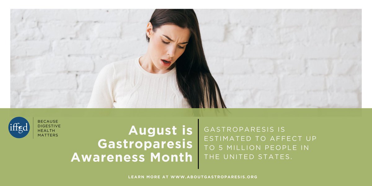 cquiz66's tweet photo. August is Gastroparesis Awareness Month. Proud that @EvokePharmCorp will raise 👀on behalf of 5M patients. Honestly though, with 2/3 of patients rating their health as fair or poor, we need to change this to Gastroparesis ACTION Month. Who is with me?
#GPreality #GITwitter https://t.co/pIlj8OjOhF