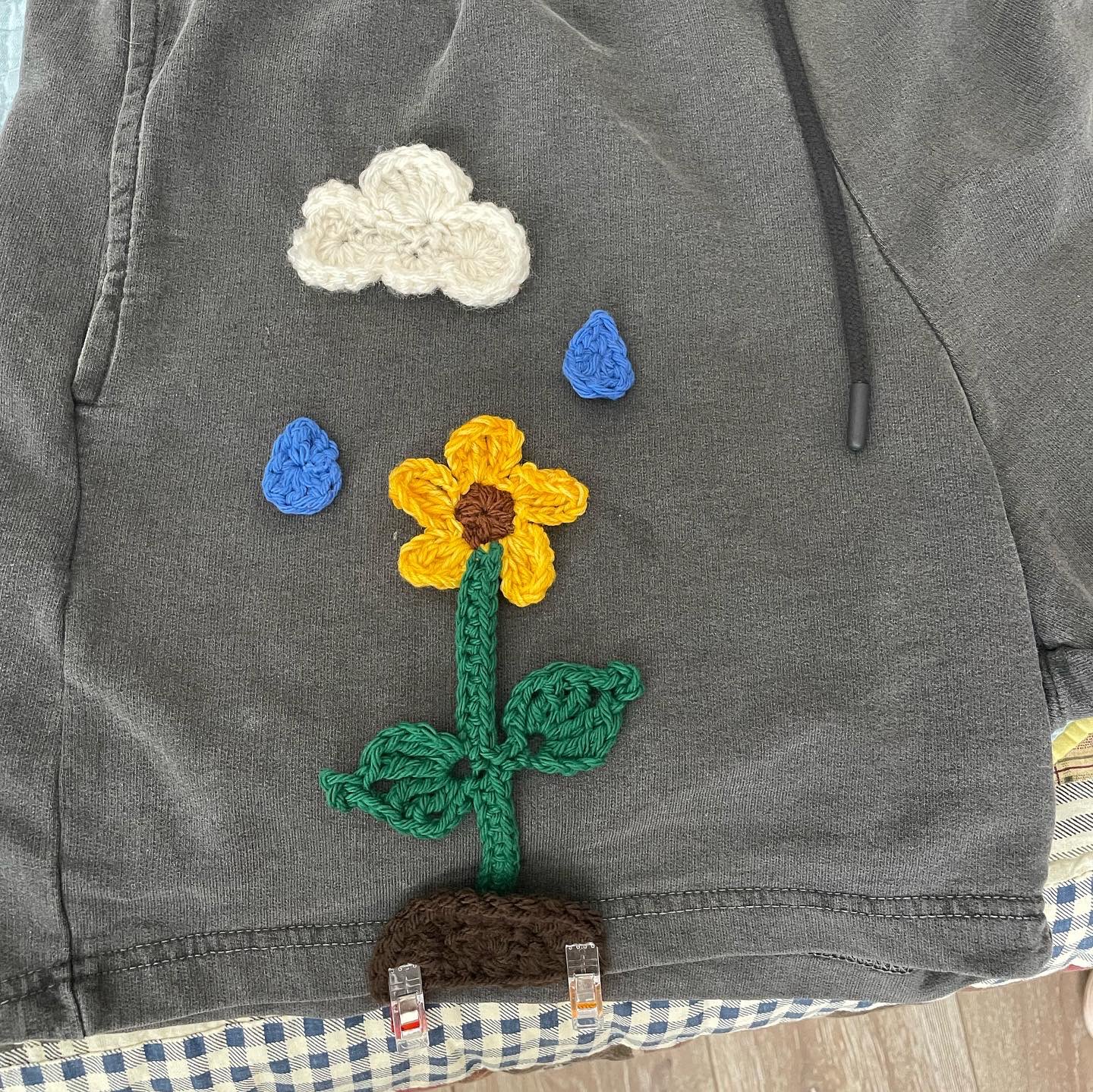 Sandro sweat fleur sale