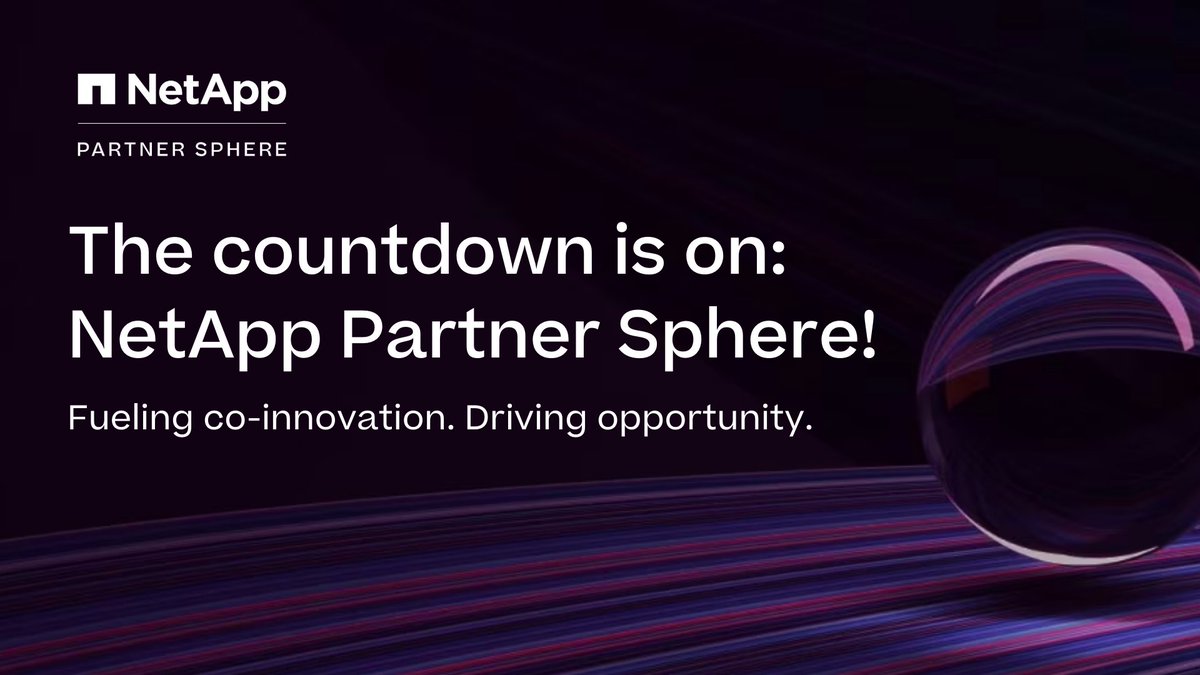 NetAppPartners's tweet photo. Guess what's happening tomorrow?! 😏

🔔 Turn on post notifications to be the first to know and get a sneak peek here: https://t.co/Cd5N9v5OCX

#NetAppPartnerSphere https://t.co/mfdgj78XXM