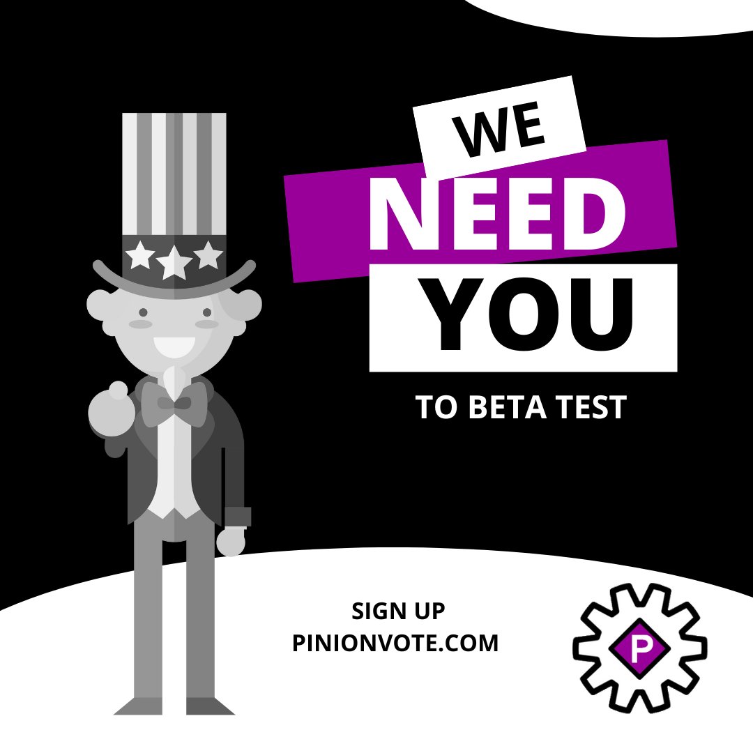 Pinion_Vote's tweet photo. We need you!  To join our #PINIONPrivateBeta here at https://t.co/1xpB4AHKeU

#civicengagement #democracy https://t.co/eMLGlDbeoz