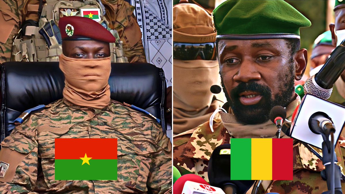 BREAKING: Mali and Burkina Faso have officially announced that they will declare war if Western-controlled ECOWAS nations invade Niger 🇧🇫🇲🇱🇳🇪