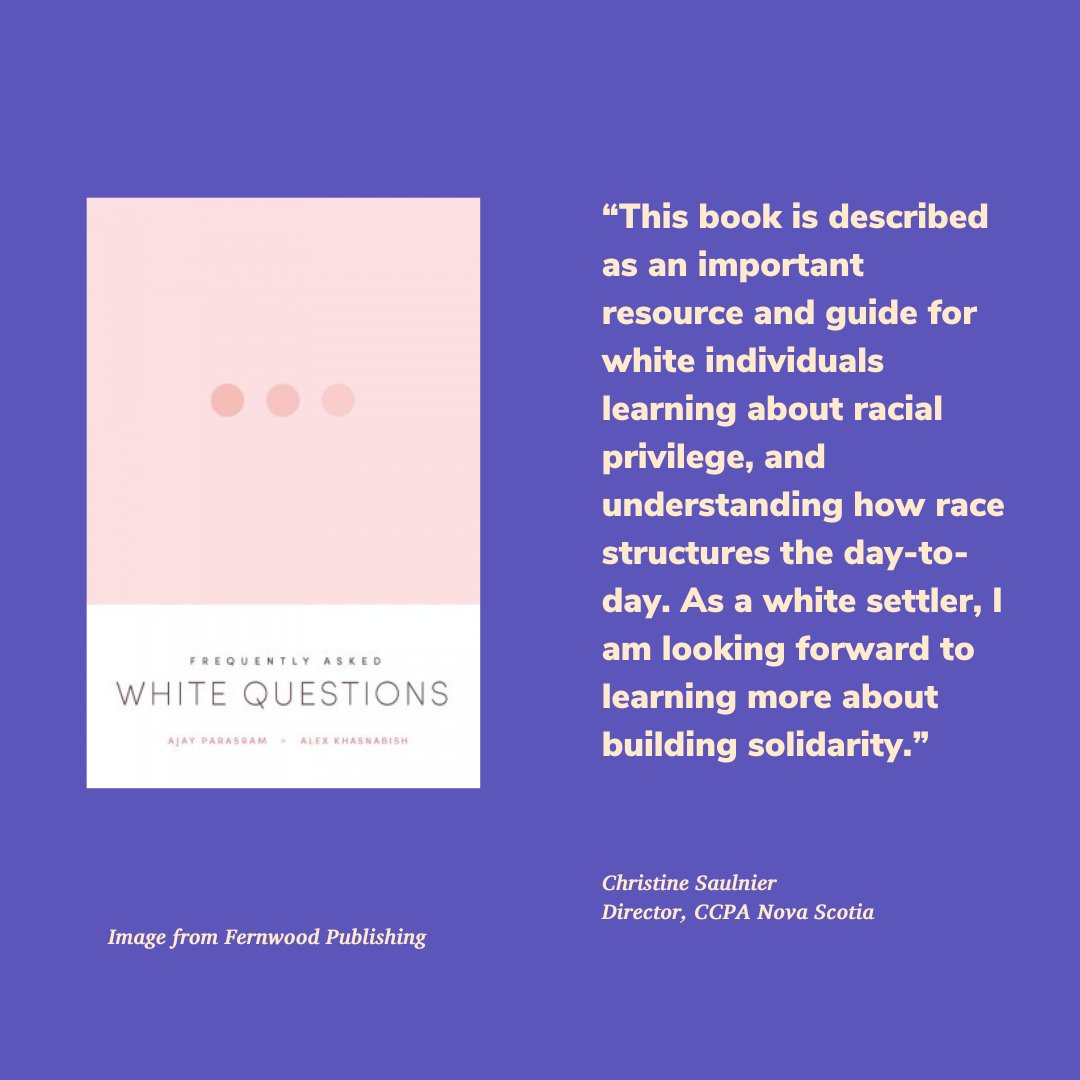 Looking for a book to read this summer? <a href="/CCPANS/">CCPA-NS</a> director <a href="/CSaulnierHfx/">Dr Christine Saulnier</a> is suggesting this!