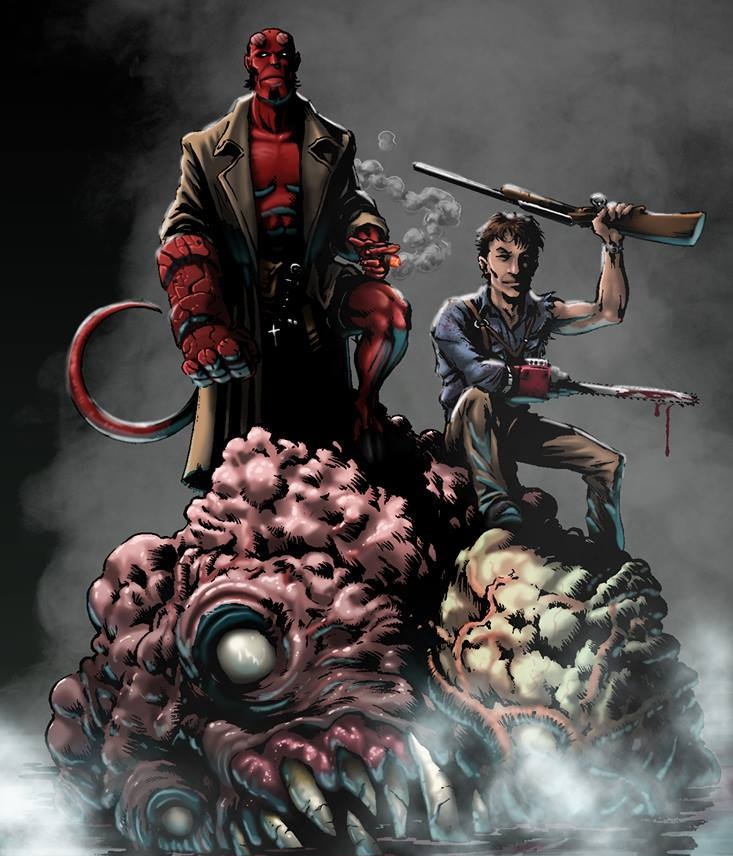 Who wants this crossover?

(Art by Ron Joseph)

#EvilDead #Hellboy