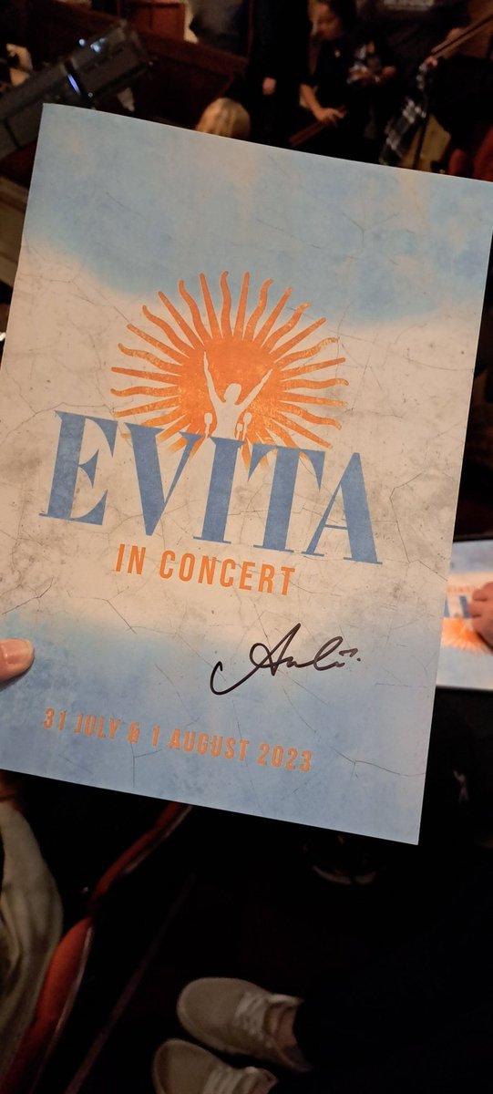 Loved this tonight!! #evitainconcert