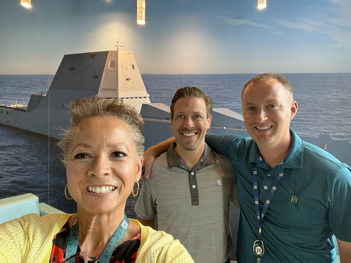 #Roadtrippin’ to our Syracuse office, thanks Matt and Mike for the hospitality today! Our downtown <a href="/WeAreHII/">HII</a> office is beautiful and how cool is this back drop!