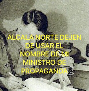 alcalanorton's tweet photo. NO LLORES DOCTOR GOEBBELS PRINGAO MATAO https://t.co/XuFiRdHfkR