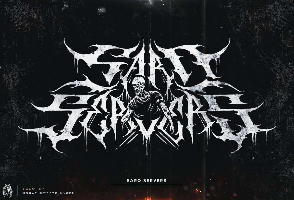 Metal Logo // @ SaroServers 

Like &amp; RT Are Appreciated ♥️🔥