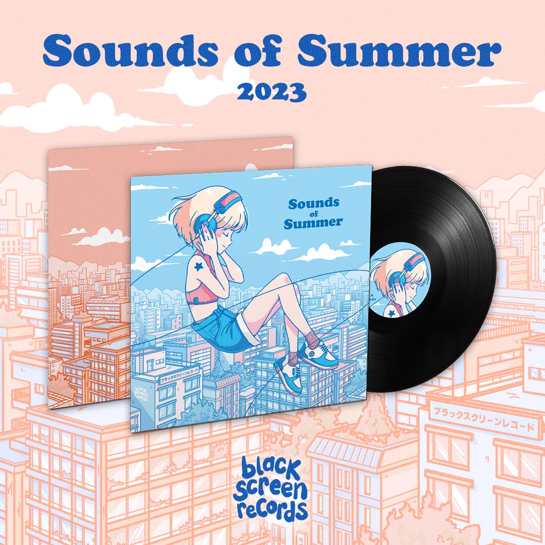 TODAY IS THE DAY! The #SoundsOfSummer vinyl by @blackscreenrec is live for pre-orders, and we've got two songs on it! One from #CrossBlitz by @takoboystudios and published by @TheArcadeCrew, and one from #Crashlands2 by @BScotchShenani. Pre-order link in the replies ;).