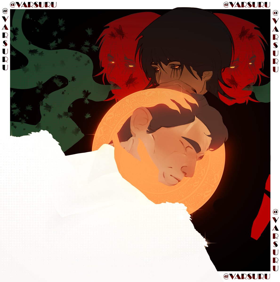 varsuru's tweet photo. #GoodOmens #GoodOmensS2
#belzebub #gabriel #belzebubxgabriel https://t.co/pK9OQXDYHC