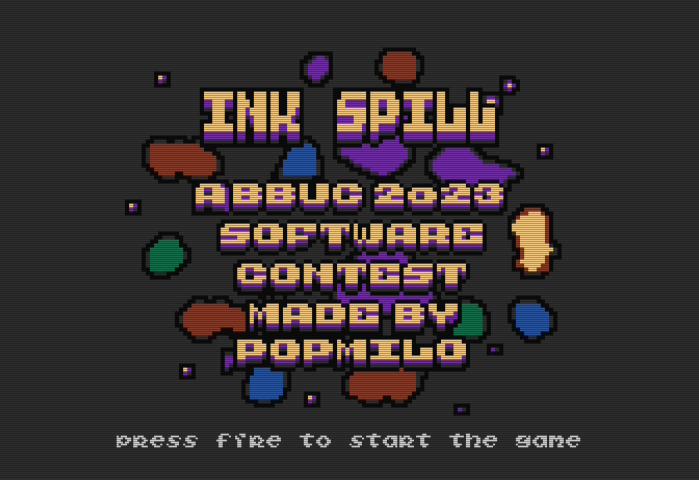 Philsan69's tweet photo. Double and Ink Spill, two new #Atari8bit computers games by @popmilo for ABBUC Software Contest 2023 #atari #retrogames #retrogaming @ABBUC https://t.co/As4niOguQ8