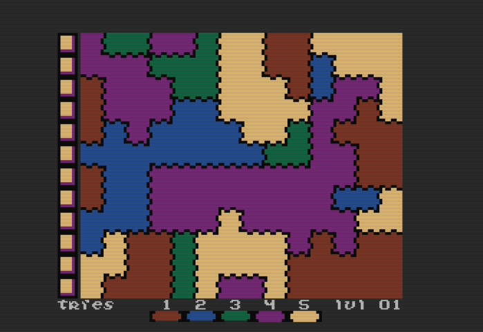 Philsan69's tweet photo. Double and Ink Spill, two new #Atari8bit computers games by @popmilo for ABBUC Software Contest 2023 #atari #retrogames #retrogaming @ABBUC https://t.co/As4niOguQ8