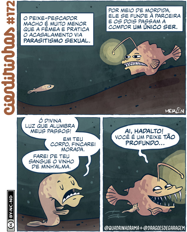 Para acasalar é preciso ter lábia—digo, lábios fortes.
Cientirinhas #172 (julho/2020) por @quadrinhorama via <a href="/dragoesgaragem/">Dragões de Garagem</a>.
•
Apoie as Cientirinhas! apoia.se/cientirinhas