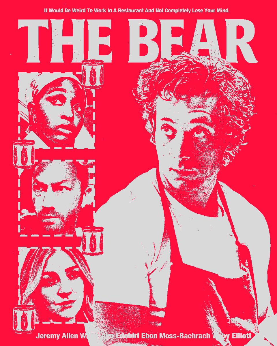 brambi1432's tweet photo. The Bear!   I absolutely adore this show I tried to make this the other day and my laptop crashed and when I booted it back up it had failed to save lucky I grabbed a few pics of it and made me realise that I didn’t like the Maine image so I got to change it! https://t.co/9Et0MIfBdP