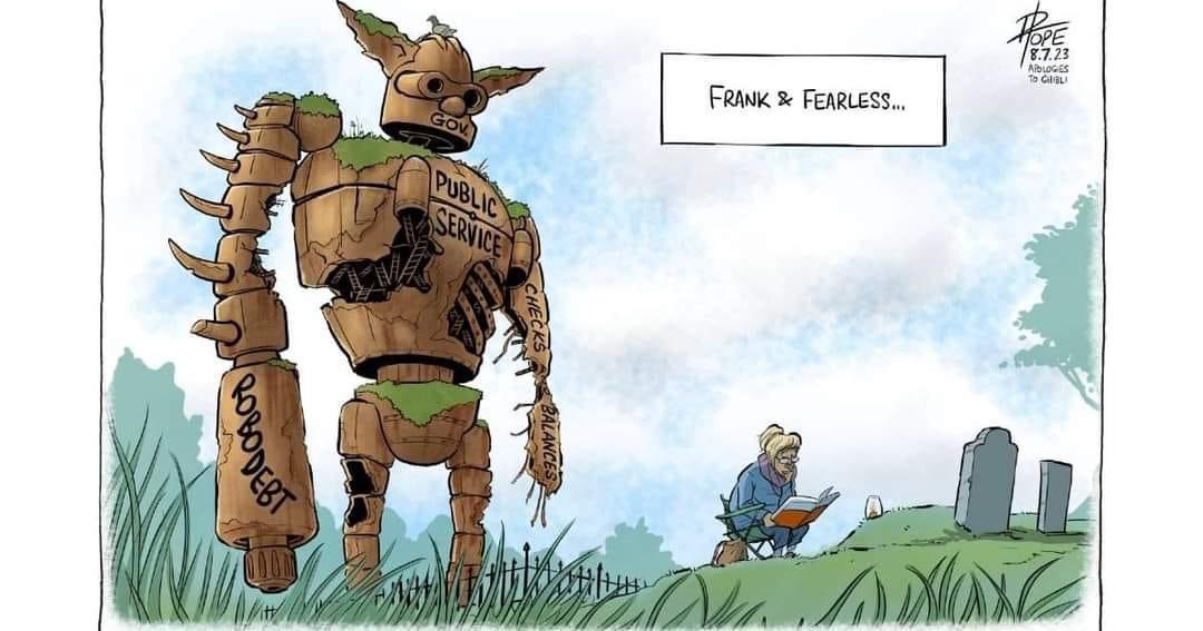 ckcdm's tweet image. Pivoting back from the military industrial  complex to persecuting the victims of Robodebt again Cruella ? #RoboScomo  #RoboScomoMustResign #RobodebtRC