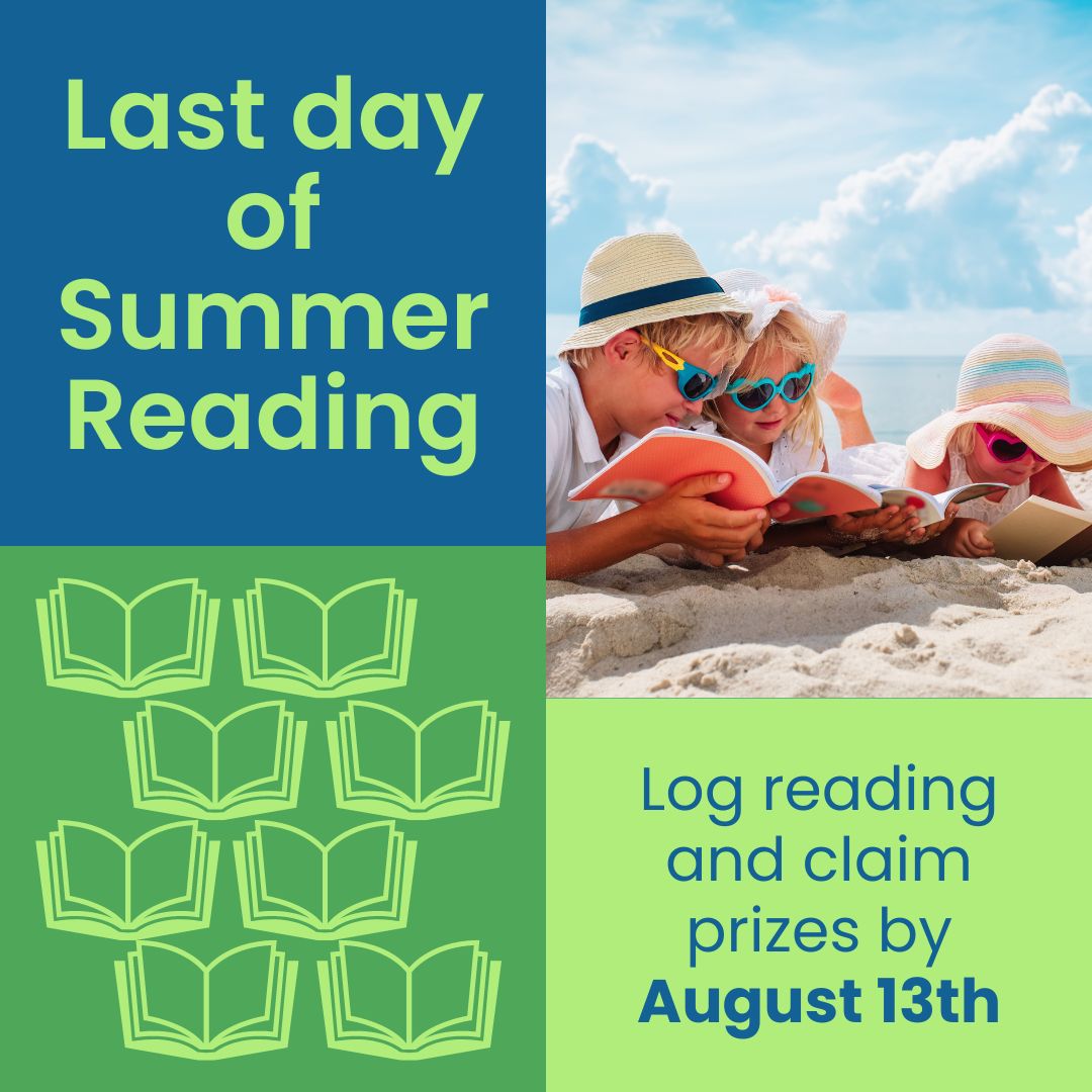 SantaCruzPL's tweet image. Sadly, today is the last day of the #SummerReadingProgram 😢 But you still have a couple more days to log any reading you did between June 1st - July 13th and claim your prizes! #Reading #Library