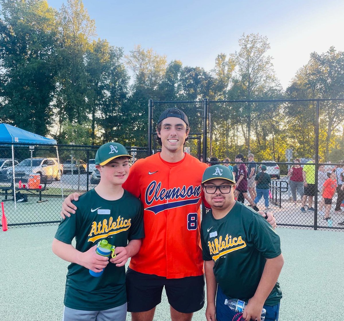 Such incredible memories made with The Miracle League!!! All was made possible through @tigerimpactnil Please help join the cause !! miracleleague.com