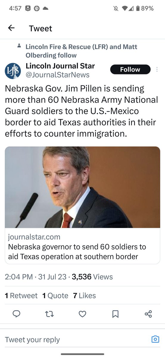 CeeJayMack's tweet photo. @JournalStarNews At first I figured you meant he is trying to counter "illegal" immigration... But the more I think about it, the more I'm sure this was just more truthy than may have been intended. https://t.co/lE3mlEdjbK