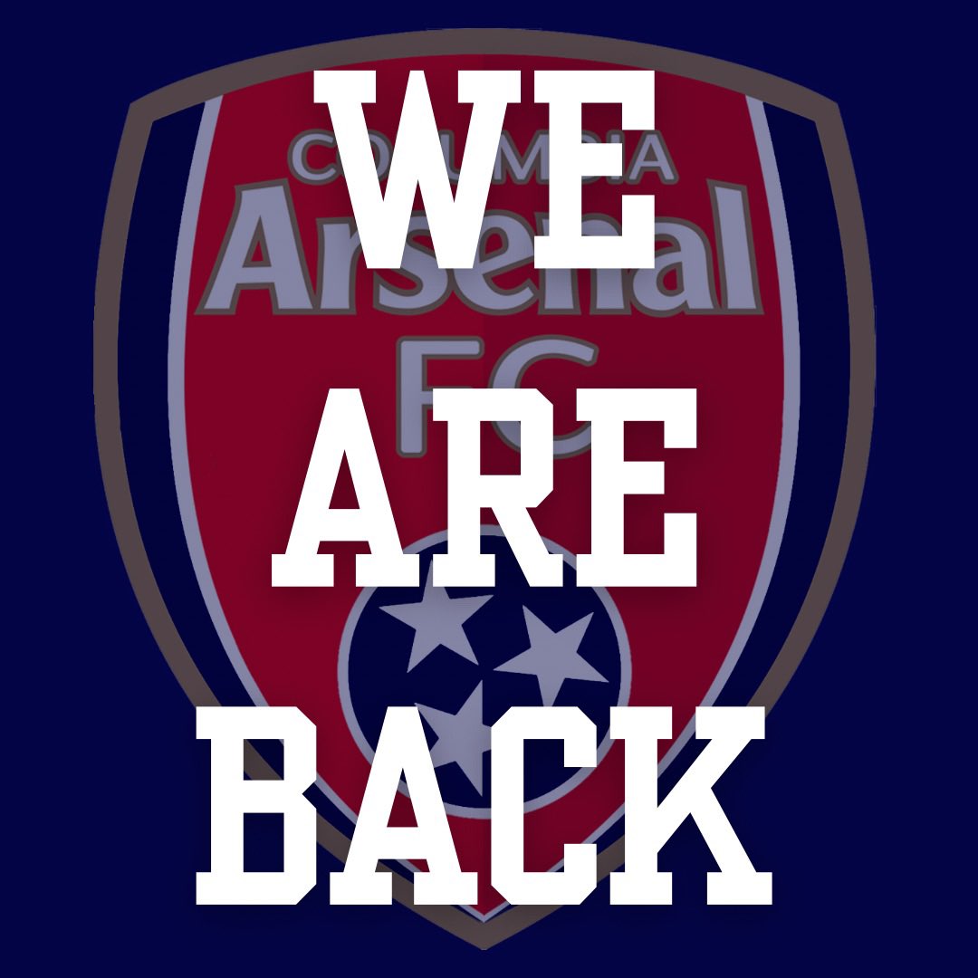 ColumbiaArsenal's tweet photo. And we are back! CFC practices start today! We’ll see you out on the field! 

#CFC #ColumbieFutbolClub #CFC23 https://t.co/Vj9sDiqrtS