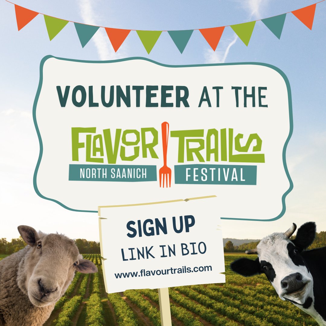 We are looking for volunteers to lend a hand at this year's Flavour Trail Festival! 🥕

Sign up now at  flavourtrails.com/get-involved