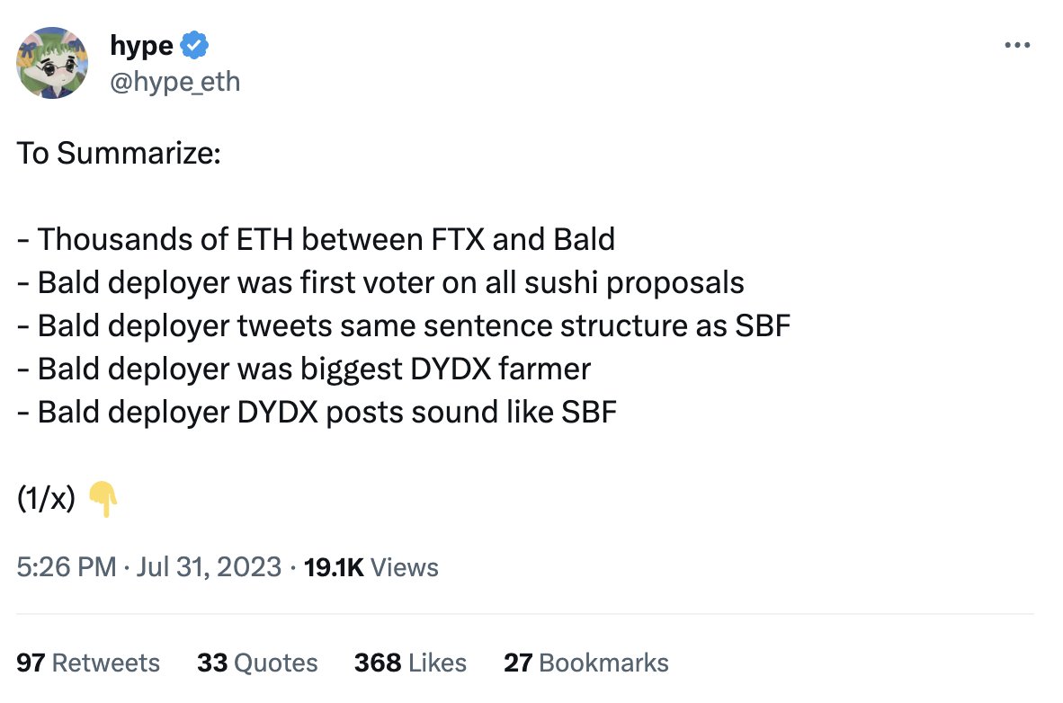 just to catch you up SBF the guy with the fake crypto exchange and  responsible for one of the biggest frauds in history may have launched a  $30m scam last weekend under