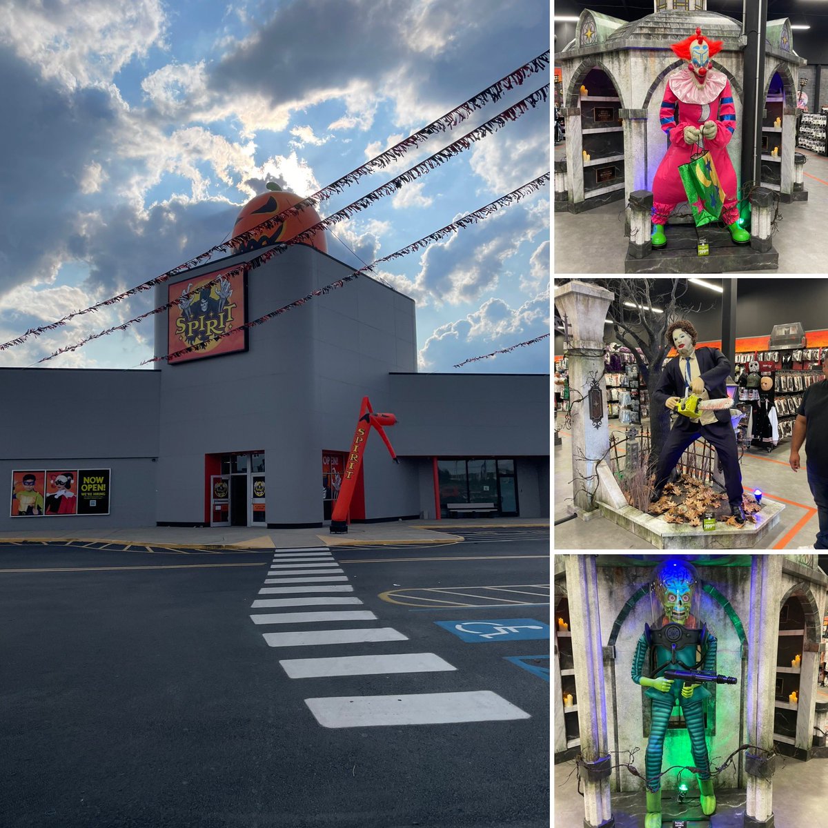 comiccatacombs's tweet photo. Gotta love having the Spirit Halloween Flagship Store in your hometown!  #thecomiccatacombs #spirithalloween #halloween #horror #scary #trickortreat #costume https://t.co/rpv2ADZvPF