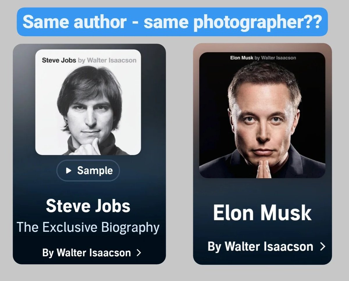 dandanmusicman's tweet photo. #ElonMusk and #SteveJobs covers giving off the same vibes. #WalterIssacson
"why are you selling phones and tablets when you could be going to space and making electric cars?" https://t.co/3oTGQJqii9