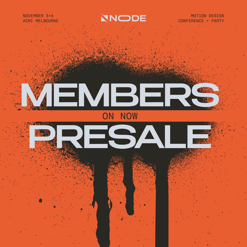 _thenode_'s tweet image. NODE 2023 Tickets now on sale for Node Members.
Login to your Dashboard for the link and your discount code.
We cannot wait for this!

#thenode #3d #2d #motion #motiondesign #mgcommunity #digitalart #animation #render #motionart #visual #rendering #c4d #cinema4d #render3d
