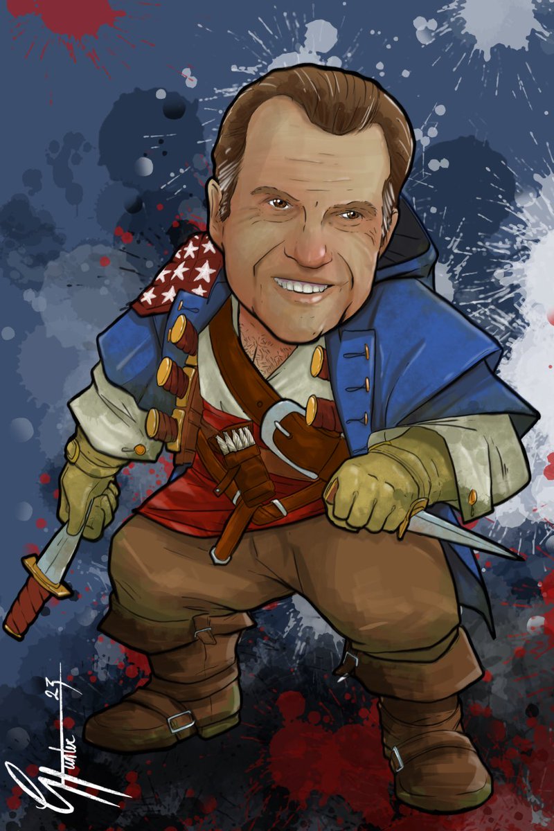 GraeHunter's tweet photo. This is just me putting Nixon face on top of another artists Rogue (redrawn), as part of a collection I’ve been slowly building, based on #DnD characters as mostly dead celebrities. https://t.co/NC0wYzeqlm