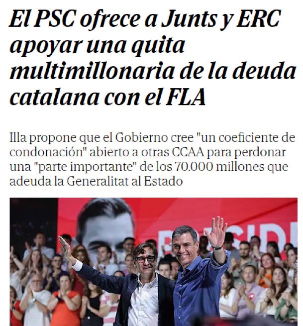 FroilLannister's tweet photo. 90200 millones únicamente para empezar a negociar exigen los separatistas catalanes, mientras en Cantabria los trenes no caben en los túneles, se arrincona a los agricultores andaluces, murcianos y valencianos y en Extremadura ni está en el tren ni se le espera.

Pero vota PSOE que viene la derecha.