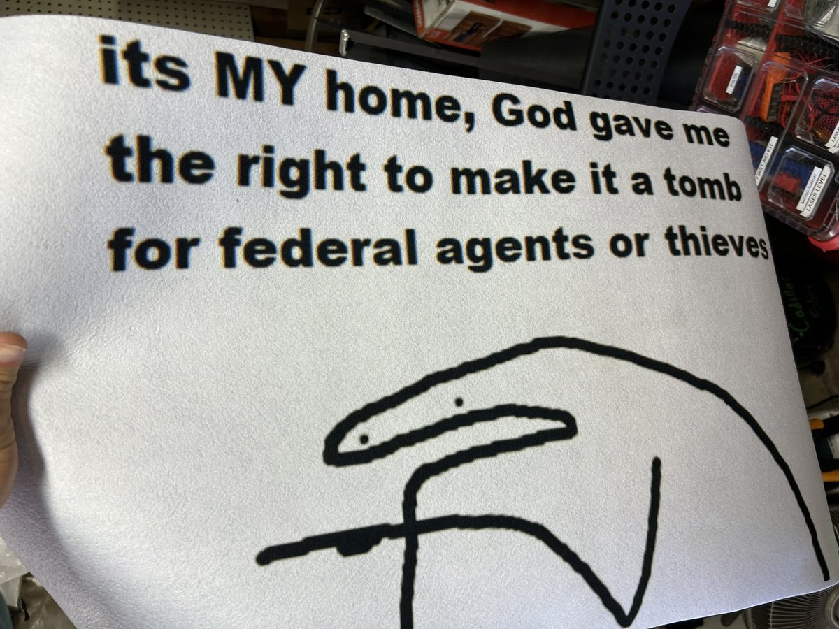 Lumbuhjack's tweet photo. I’m sorry, @FlorkOfCows, but this panel was too good *not* to steal and have made into my new welcome mat. https://t.co/G6VwFGE9Vw