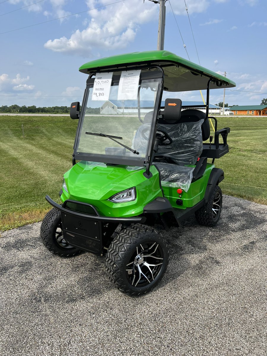 For anyone that’s heading to <a href="/MISpeedway/">Michigan International Speedway</a> for <a href="/NASCAR/">NASCAR</a> race weekend and you’re in need of an electric cart, they have have these two beauties at <a href="/BakersPropane/">Baker's Propane</a> on M50 in Tecumseh.(You probably drove right past them😉) #golfcart #nascar #ElectricVehicles