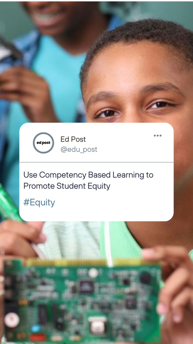 edu_post's tweet image. Let’s embark on a journey where every student’s unique abilities and strengths are celebrated. #CompetencyBasedLearning goes beyond traditional methods, focusing on individual progress and mastery.
edpost.com/stories/use-co…