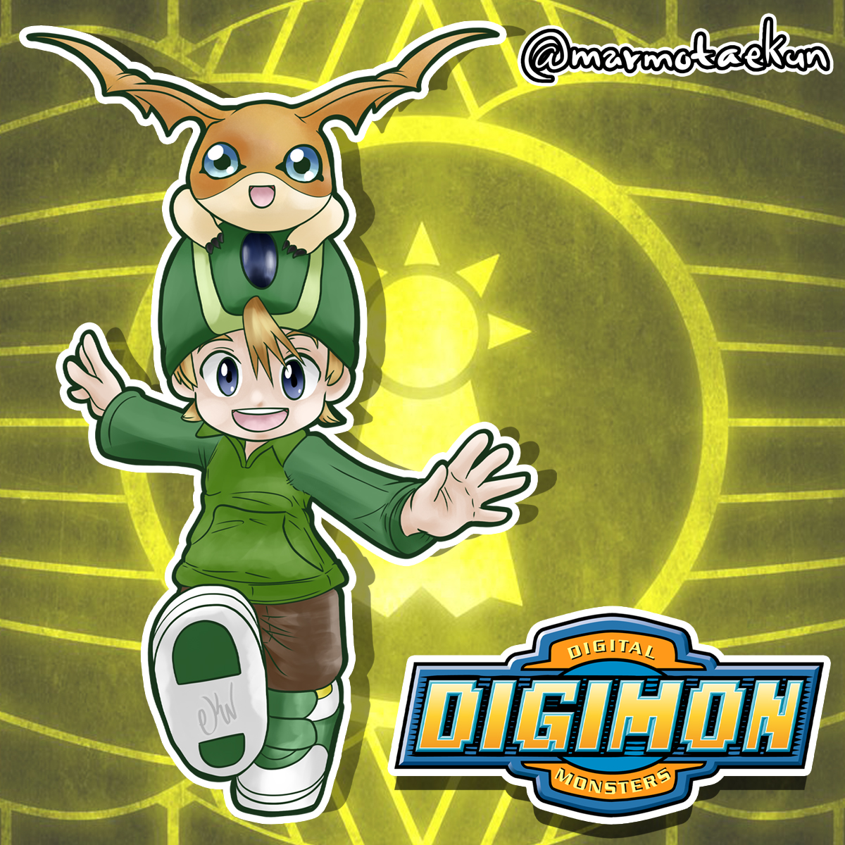 #Digimon #デジモン #DigitalMonsters #デジタルモンスター #高石タケル #TK #TakeruTakaishi #パタモン #Patamon