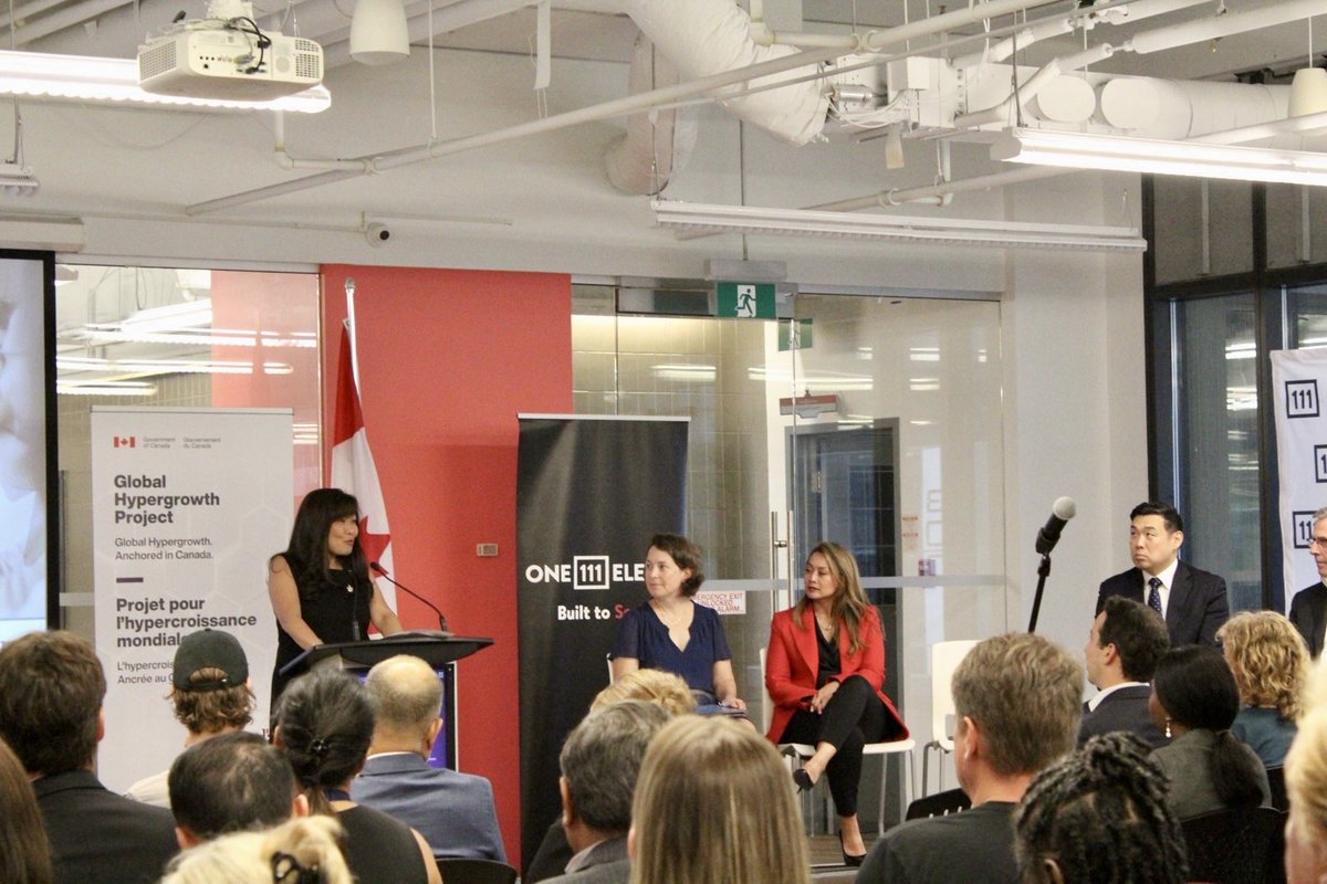 rechievaldez's tweet photo. Last weekend, I joined Minister @mary_ng to help announce the first cohort of innovative Canadian companies to be part of the Global Hypergrowth Project! This project will help Canadian companies grow further, faster. 🇨🇦🌎 https://t.co/Ch53Gqumpy