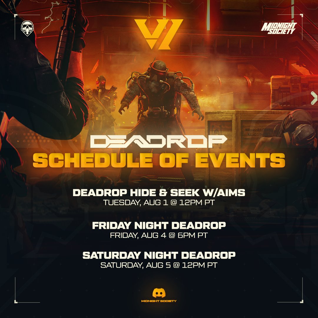 12am's tweet image. This week... Can you find @AimsTV hiding in DEADROP?