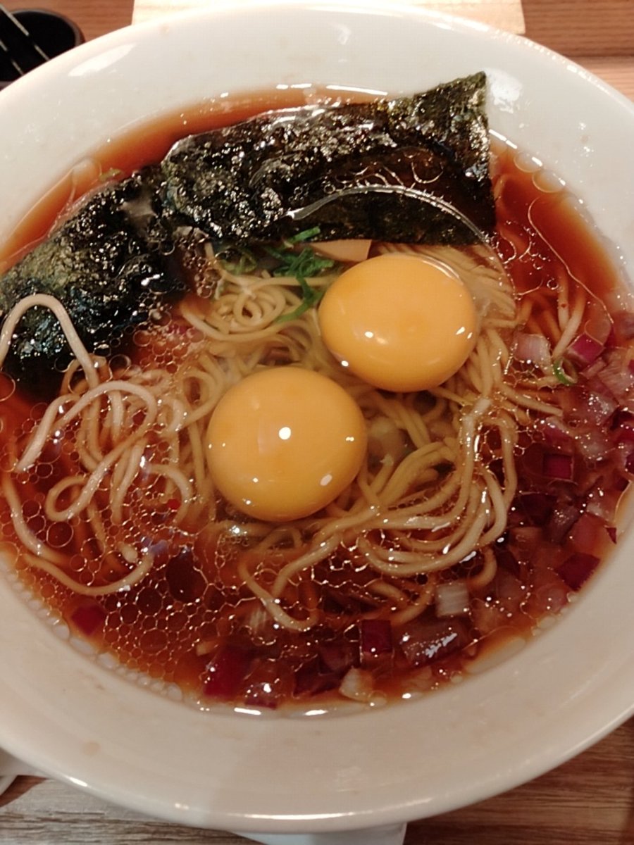 nagoya7yt's tweet photo. 中華そば雷庵へ 卵と海苔食べ放題
名古屋駅に6月オープンしたお店です。
美味しかった〜

卵３個食べた。

#名古屋グルメ #名古屋ランチ #名古屋ラーメン https://t.co/K2eFXP8GJg