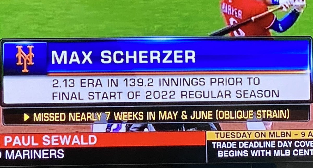 KeithOlbermann's tweet photo. The desperation by @MLBNetwork to make it look like every pitcher is unbeaten, every hitter is batting 1.000, and every team us 162-0, knows no bounds https://t.co/c3vk3aCBQ9