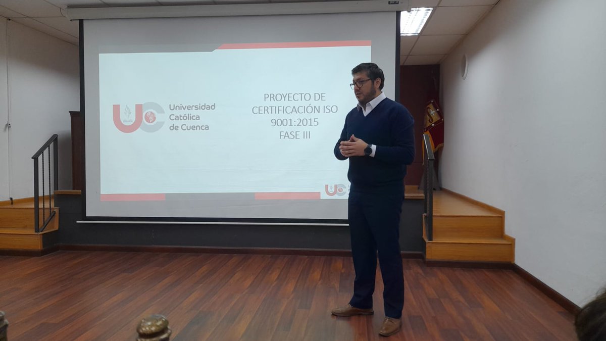 UCatolicaCuenca's tweet photo. La empresa Bureau Veritas desarrolló la auditoría de seguimiento y revisión de 15 de nuestras carreras certificadas con la norma ISO 9001:2015, ratificando así el compromiso de garantizar una educación de calidad. La auditoría se realizó en los campus Cuenca y Azogues.
#NormaISO https://t.co/LEsousRcai