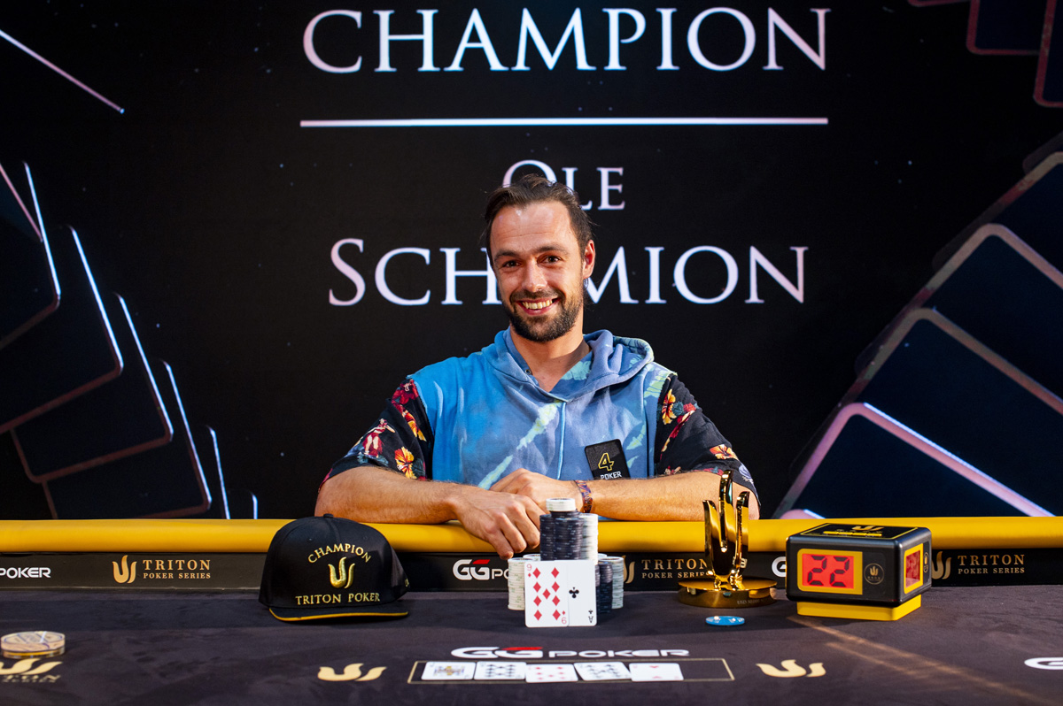 Nice to see poker players have fun while playing the game and the new <a href="/tritonpoker/">Triton Poker</a> Champion epitomizes that.  <a href="/OleSchemion/">Ole Schemion</a> captures a title tonight at the Triton Super High Roller Series London.  Read Howard Swain's story here triton-series.com/schemion-makes… <a href="/PokerPhotoArciv/">Poker Photo Archive</a>
