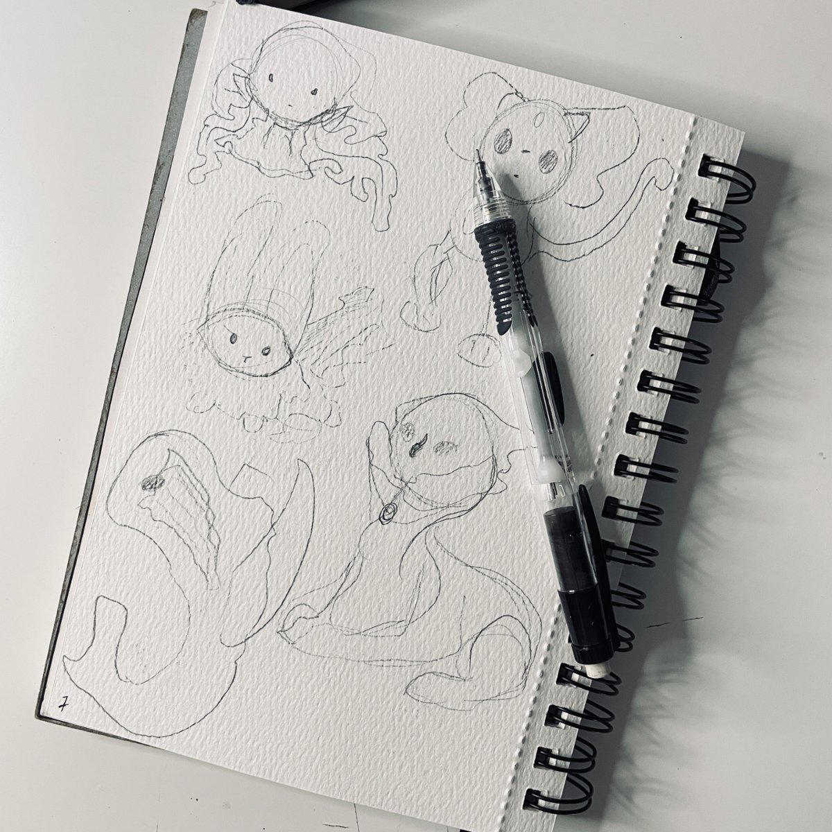Xelestialink's tweet photo. The close-ups are my favorite ones. We are still in Sketchbook 16 nearing 17. #XiaInks #Xiasketchbookjourney #Sketchbook16 #nearingtheend #closeups #drawing #artistworking #artist #smallartist https://t.co/AdmMLD1KaR