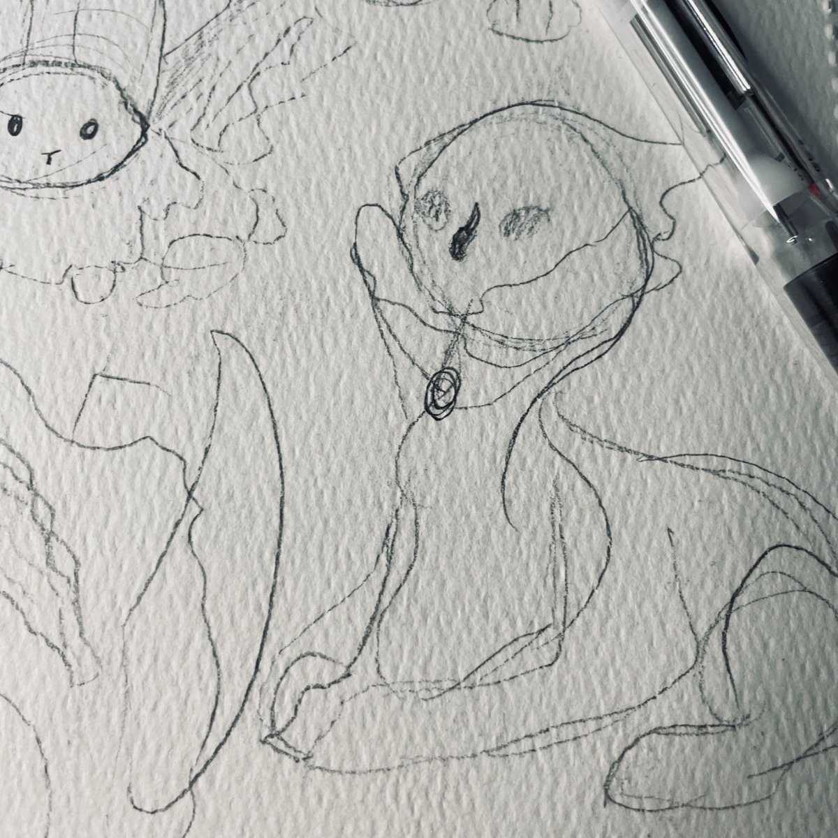 Xelestialink's tweet photo. The close-ups are my favorite ones. We are still in Sketchbook 16 nearing 17. #XiaInks #Xiasketchbookjourney #Sketchbook16 #nearingtheend #closeups #drawing #artistworking #artist #smallartist https://t.co/AdmMLD1KaR