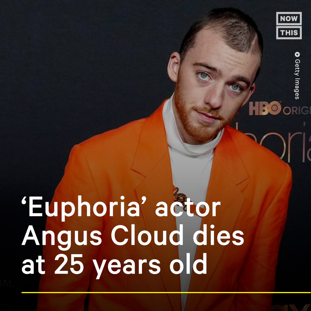 nowthisimpact's tweet photo. (warning: distressing)

Angus Cloud, widely known for his role in the hit HBO series 'Euphoria,' has reportedly died at his family's home in Oakland, according to a statement from the actor's family reported by TMZ.

'It is with the heaviest heart that we had to say goodbye to an incredible human today. As an artist, a friend, a brother and a son, Angus was special to all of us in so many ways,' the statement read.

'Last week he buried his father and intensely struggled with this loss. The only comfort we have is knowing Angus is now reunited with his dad, who was his best friend.' The family continued, 'Angus was open about his battle with mental health and we hope that his passing can be a reminder to others that they are not alone and should not fight this on their own in silence.'

Angus Cloud's rise to prominence was marked by his exceptional portrayal of Fez in the Emmy-winning teen drama 'Euphoria.' He played a pivotal role in the show's first 2 seasons and left a lasting impact on audiences. Besides his work in television, Angus showcased his talent in films like 'North Hollywood' (2021) and 'The Line' (2023). He had secured a role in an upcoming horror movie produced by Universal Pictures, according to Variety.

If you or someone you know is struggling, there is always help. Text 988 for the National Suicide and Crisis Lifeline or call 1-800-273-8255.