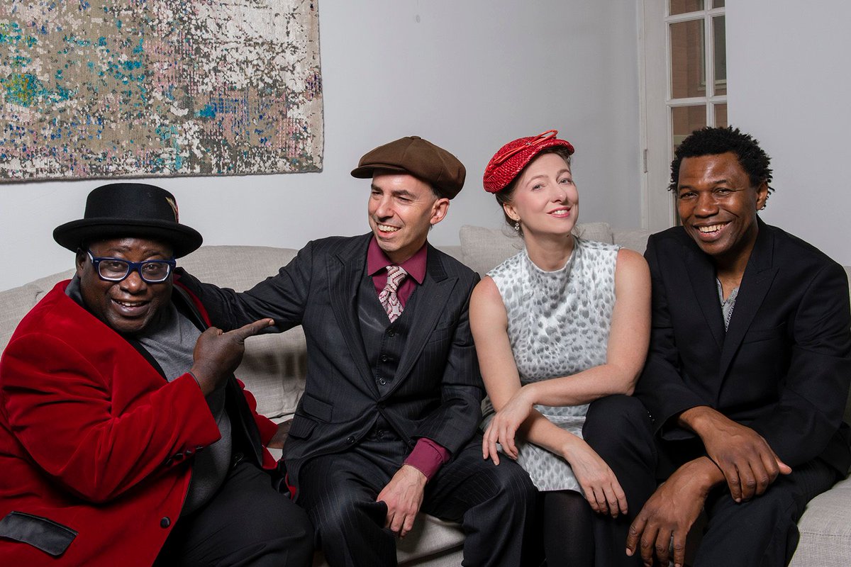 hudsonwestfest's tweet photo. Featured artist this week for #HWFF 2023 is @TheScooches  !  Americana Highways :“Has a Manhattan Transfer-Squirrel Nut Zippers style –vocalizing Bette Midler &amp; Bernadette Peters would smile at.” Catch them 9/23 in DT JC #folkfest #livemusic @JerseyCity  #Hudsoncounty https://t.co/cLhECIdkWu