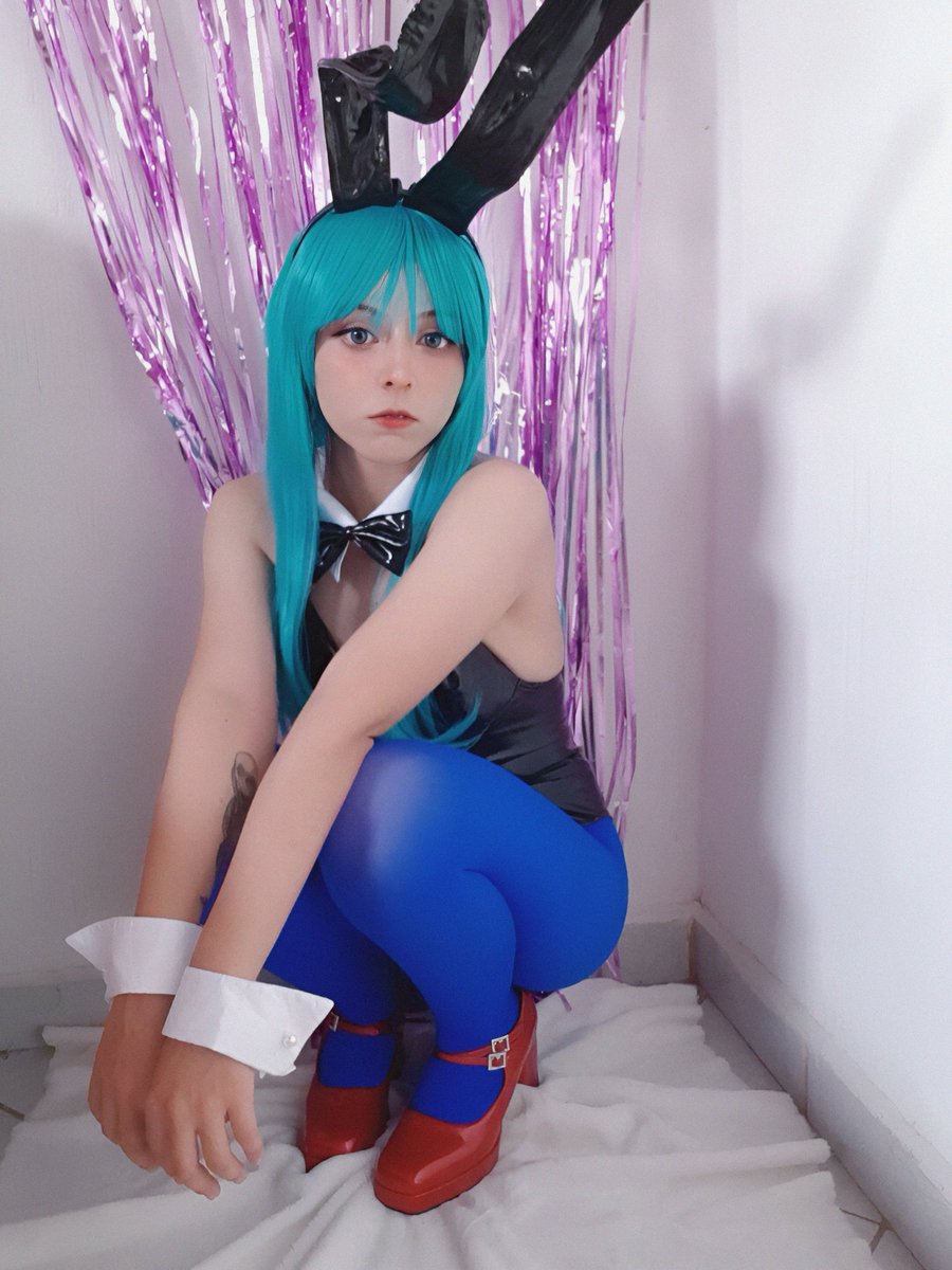 Más de mi #cosplay de #Bulma 💙
